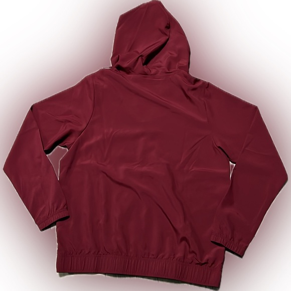 Mens classic maroon/black Reebok full zip training woven jacket. - Picture 6 of 6
